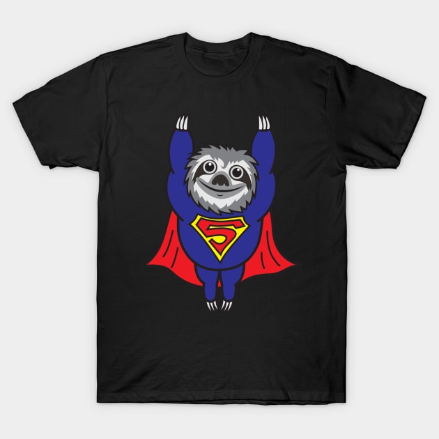 Sloth Power T-Shirt by Plushism